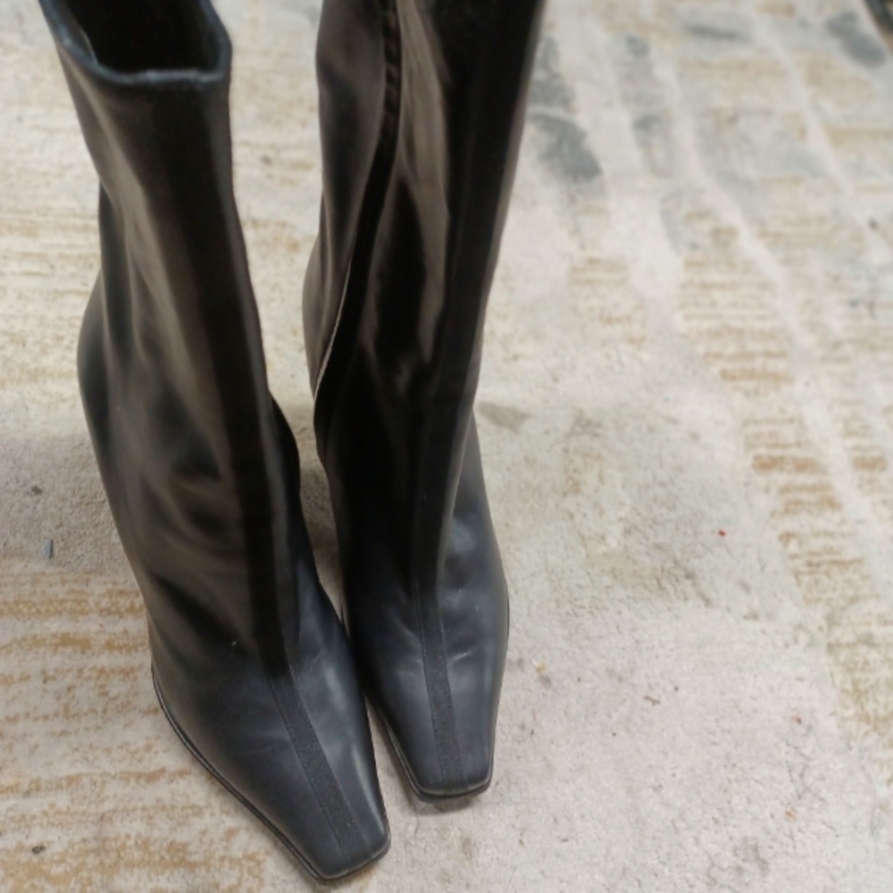 Versace leather boots